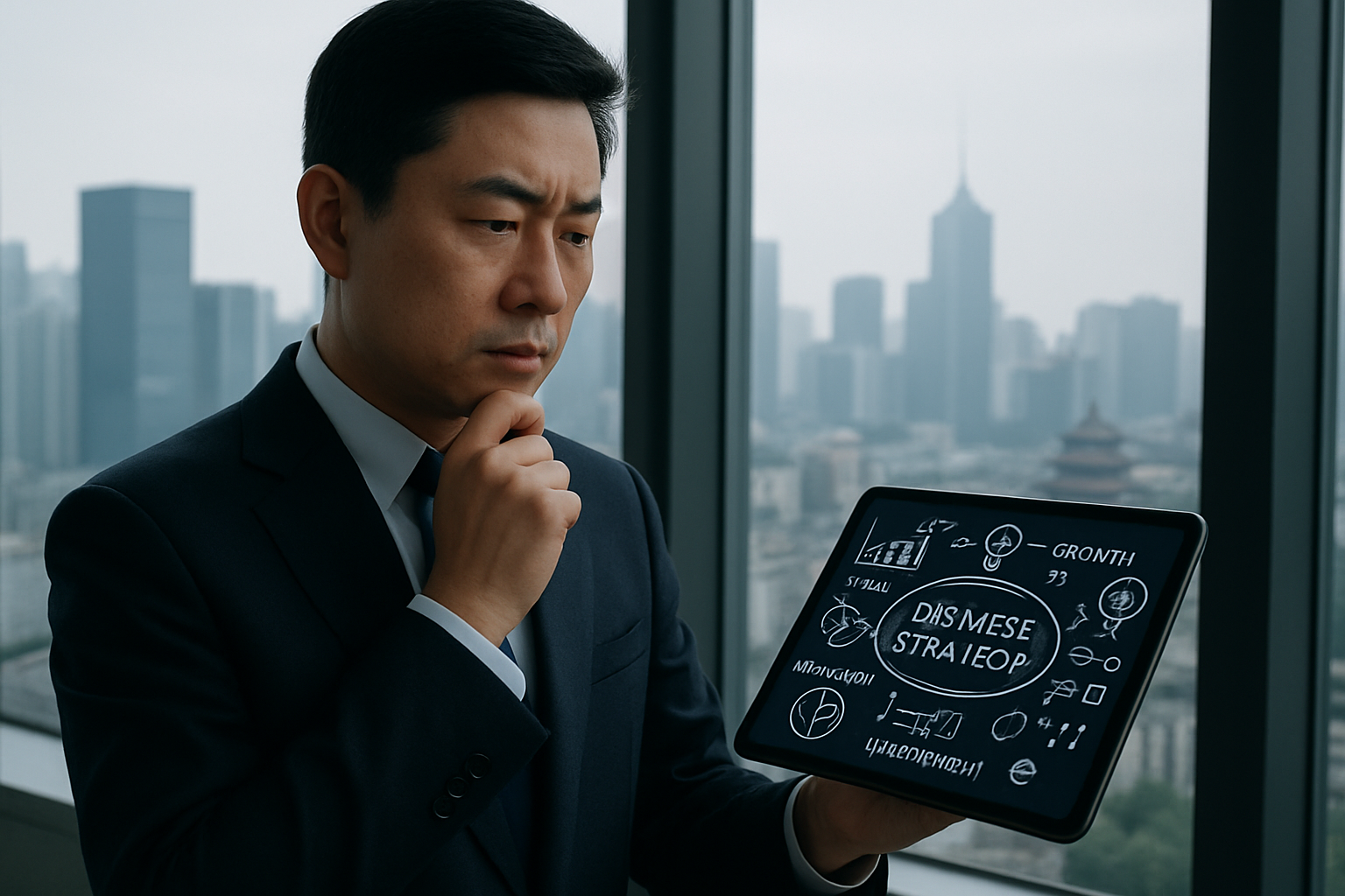 集团高层战略会议