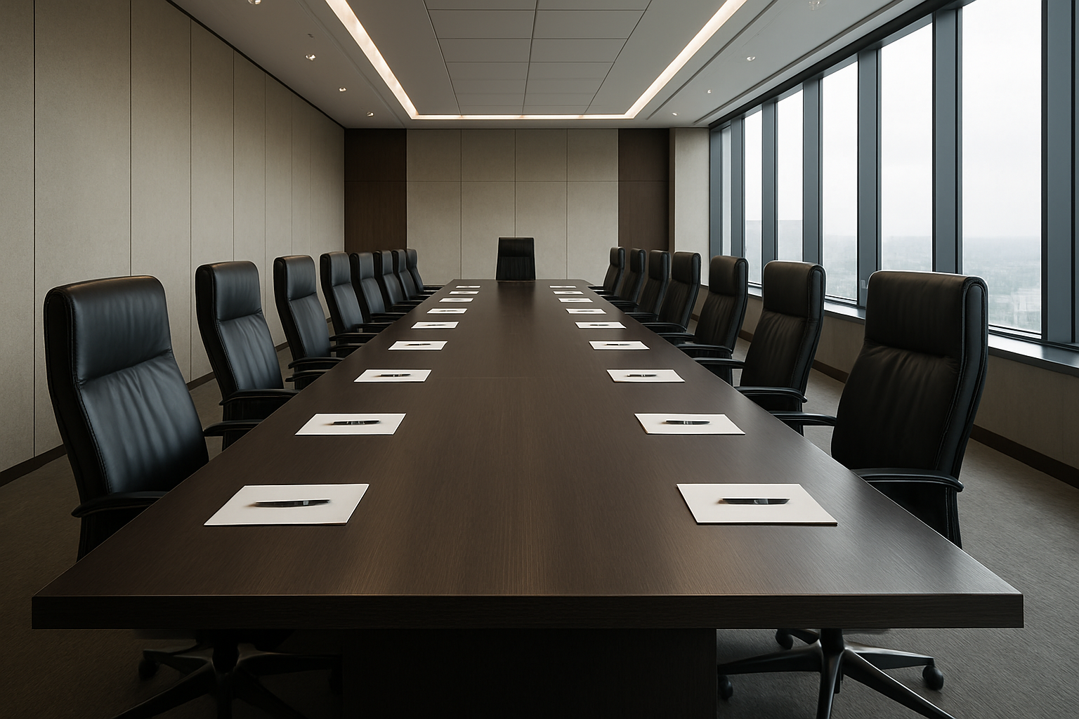 现代化的会议室